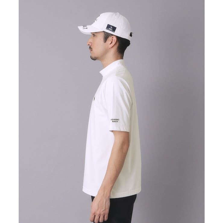 【ADABAT NAVY】ナイロン混ストレッチ半袖モックT | adabatmen | 詳細画像8 