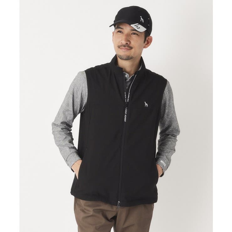 ブラック(019) | サップ ドットエアージップベスト | adabatmen