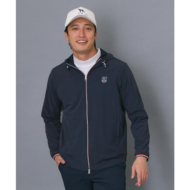 【ADABAT NAVY】撥水ナイロンジップフーディ | adabatmen | 詳細画像7 