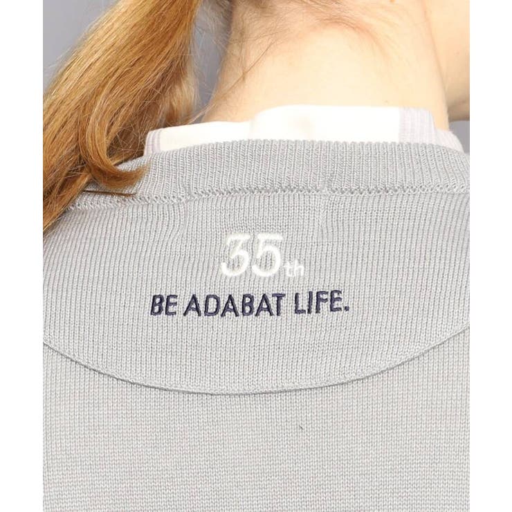 35周年記念】ロゴデザインセーター[品番：WRDW0155026]｜adabatmen