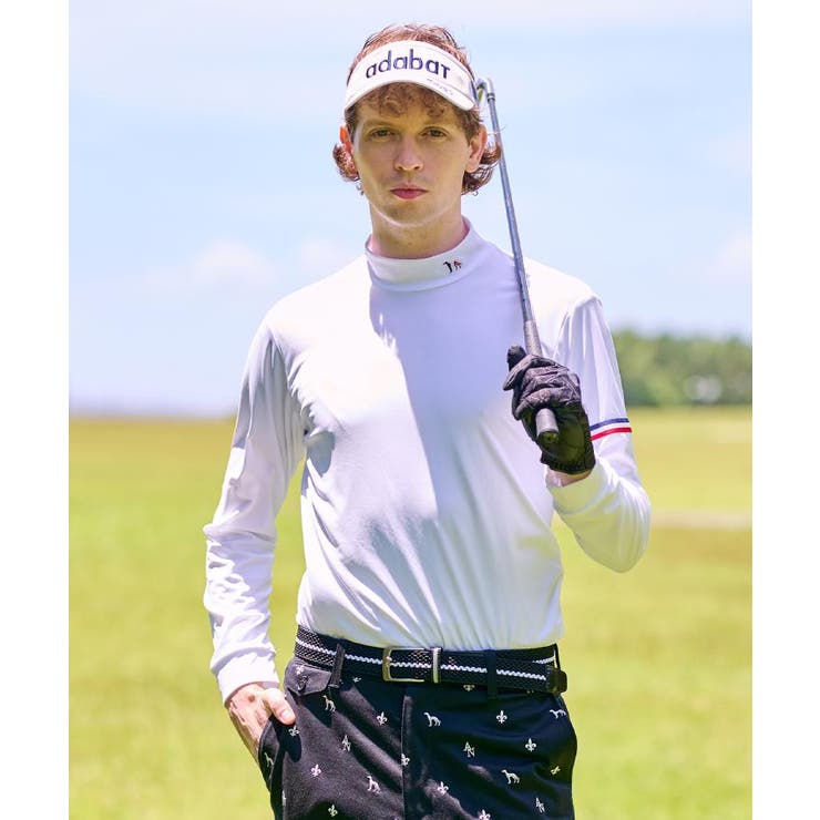 【新レーベル ADABAT NAVY】吸水速乾 マルチインナーモックネックT | adabatmen | 詳細画像1 