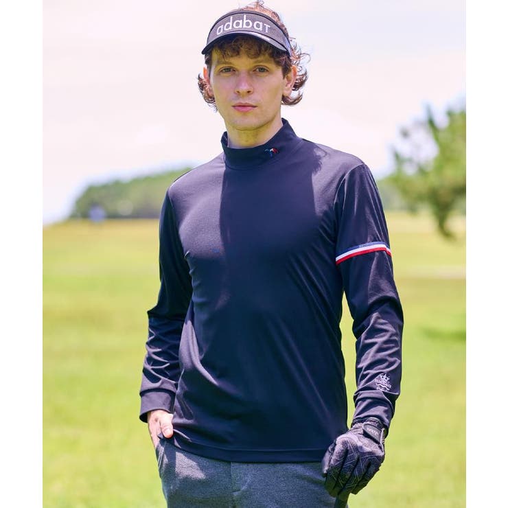 【新レーベル ADABAT NAVY】吸水速乾 マルチインナーモックネックT | adabatmen | 詳細画像9 