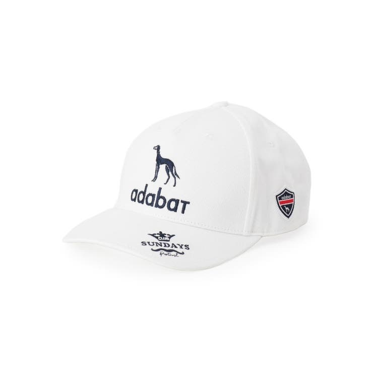 ホワイト(001) | 【新レーベル ADABAT NAVY】サルーキキャップ | adabatmen