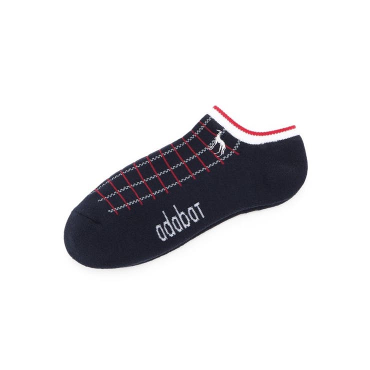 ネイビー(094) | 【新レーベル ADABAT NAVY】チェックベリーショートソックス | adabatmen