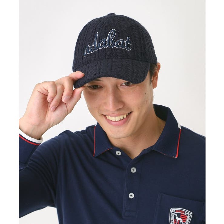 ケーブルニットロゴキャップ | adabatmen | 詳細画像9 