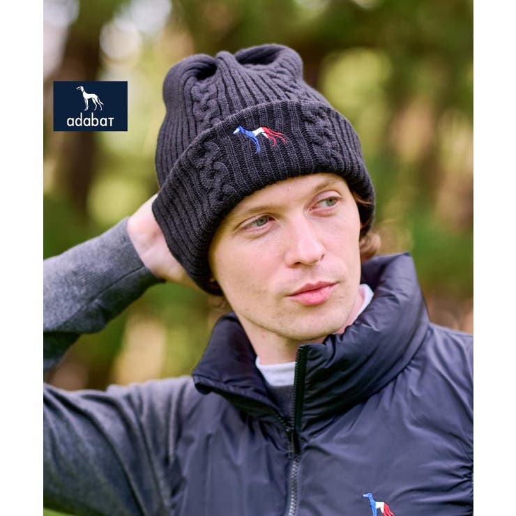 ブラック(019) | 【新レーベル ADABAT NAVY】サルーキケーブルワッチ | adabatmen