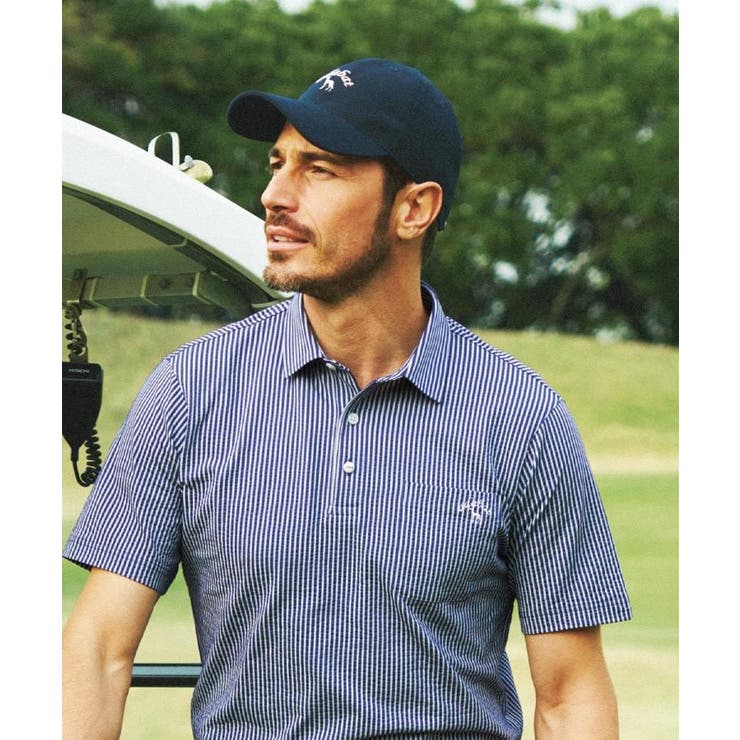 ネイビー(094) | ラウンディッシュストライプキャップ | adabatmen