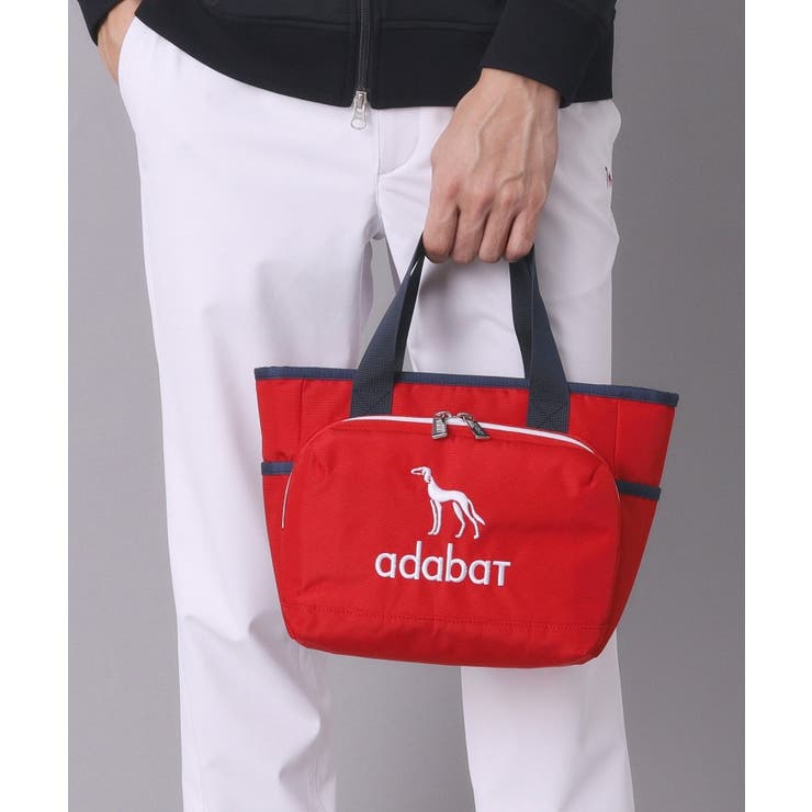 レッド(062) | 【ADABAT NAVY】ユニセックス 保冷ポケット付きカートバッグ | adabatmen