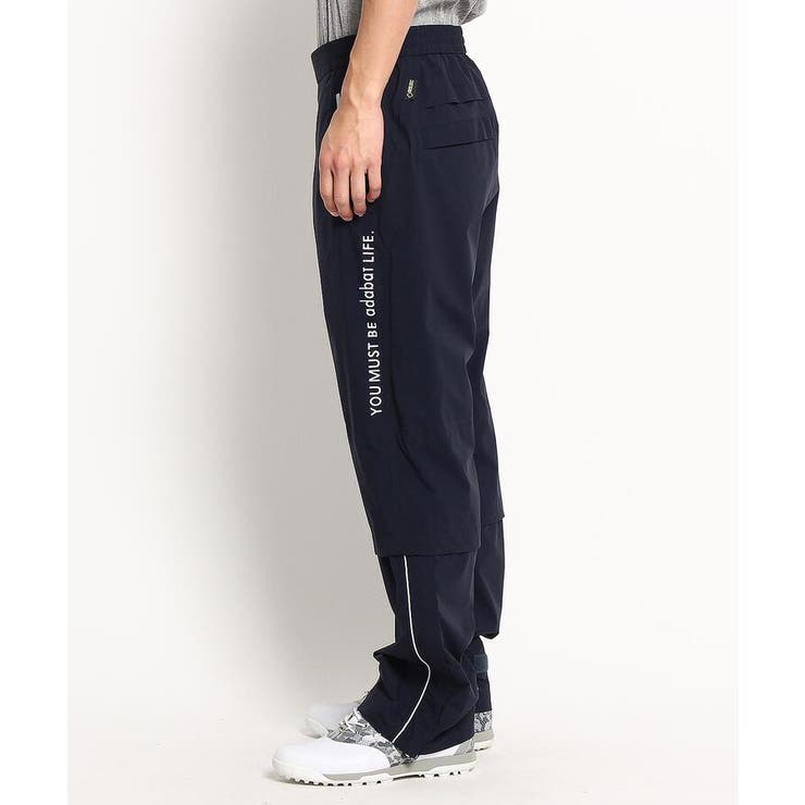 adabat ゴルフ羽毛ネイビー パンツ ADABAT NAVY】【撥水】裏起毛ストレッチパンツ（フルレングスパンツ