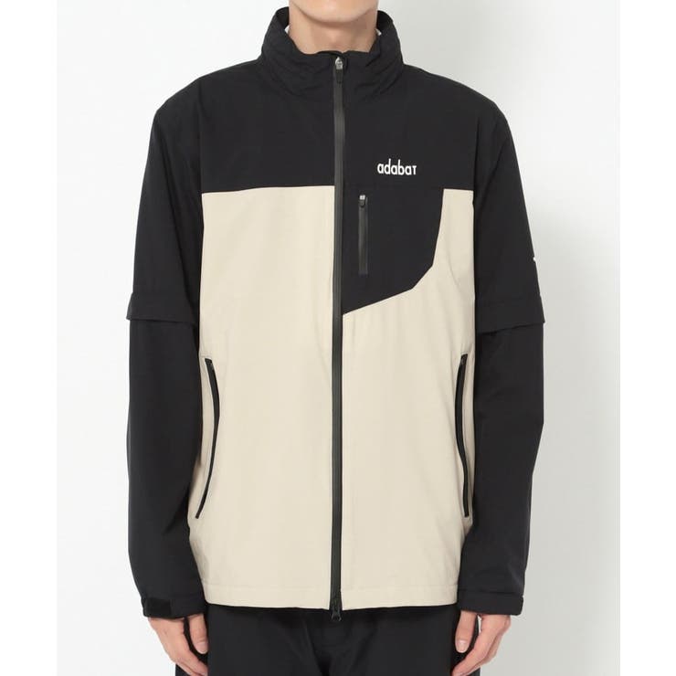 撥水加工 バイカラーレインブルゾン | adabatmen | 詳細画像8 