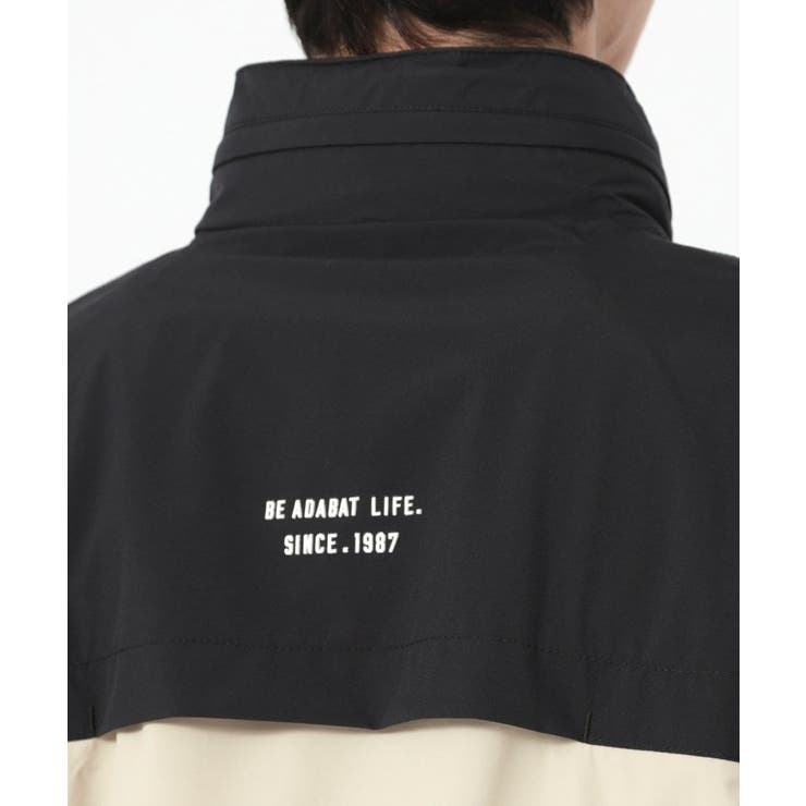 撥水加工 バイカラーレインブルゾン | adabatmen | 詳細画像12 