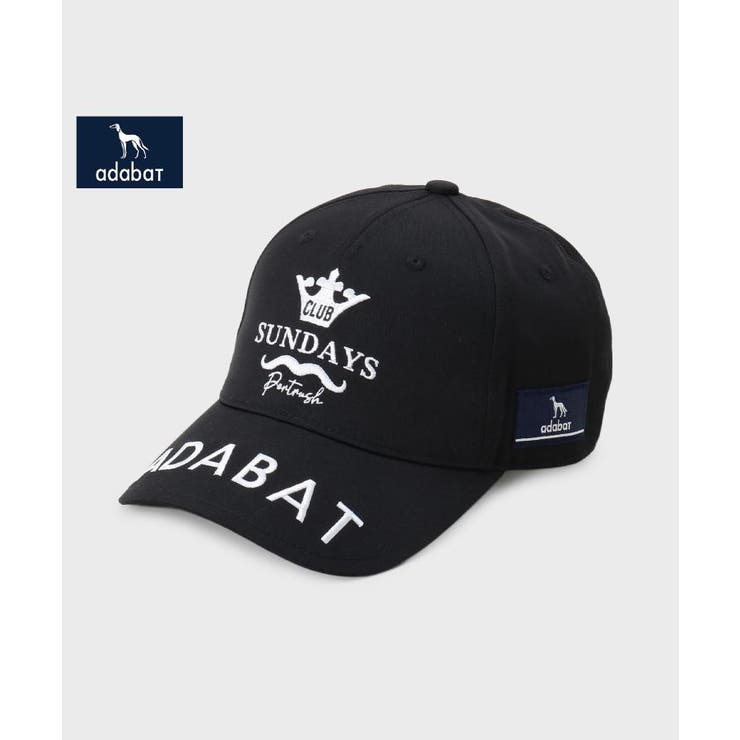 ブラック(019) | 【新レーベル ADABAT NAVY】サンデーズロゴキャップ | adabatmen