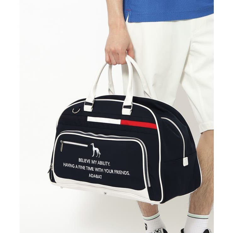 【新レーベル ADABAT NAVY】トリコロールボストンバッグ | adabatmen | 詳細画像5 