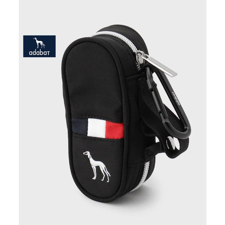 ブラック(019) | 【新レーベル ADABAT NAVY】トリコロールジップボールケース | adabatmen