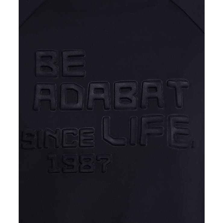 メッセージロゴデザイン 長袖プルオーバー[品番：WRDW0156543]｜adabat