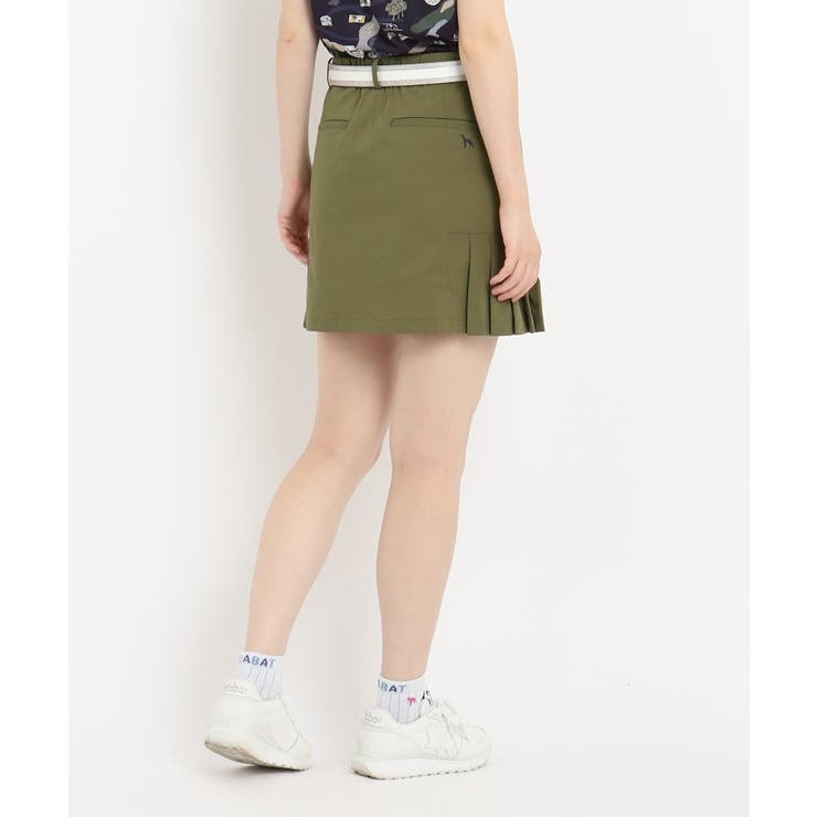 ウエストゴム サイドプリーツデザイン 台形スカート | adabat | 詳細画像1 