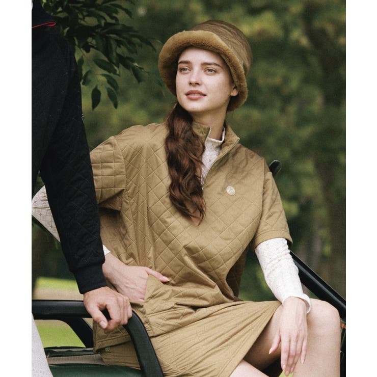 Adabatブラウン ダウンベスト レディース 【公式通販】