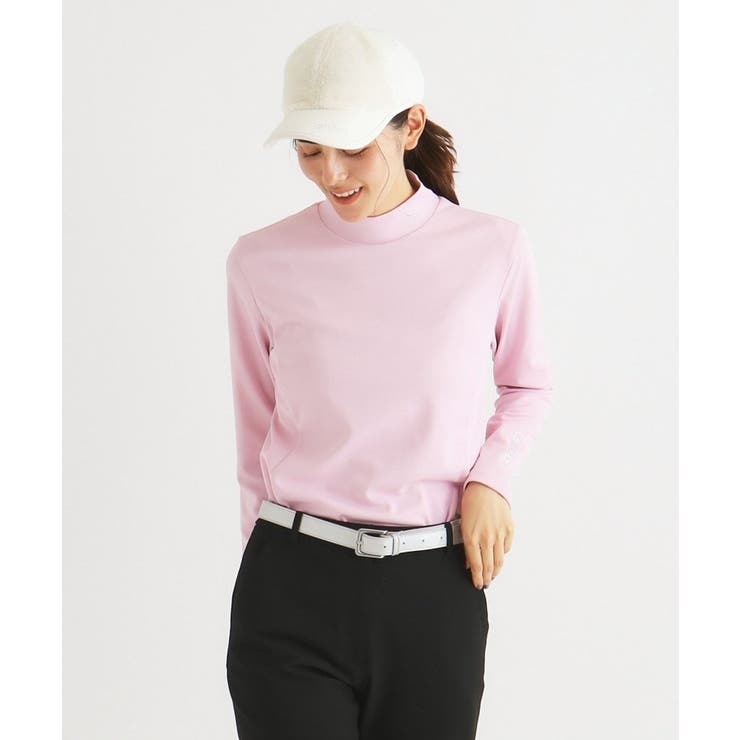 adabat】アダバット ゴルフウェア モックネックシャツ 長袖 40(L