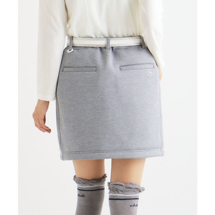 【リバーシブル】格子柄 台形スカート | adabat | 詳細画像1 