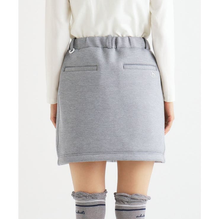 【リバーシブル】格子柄 台形スカート | adabat | 詳細画像11 