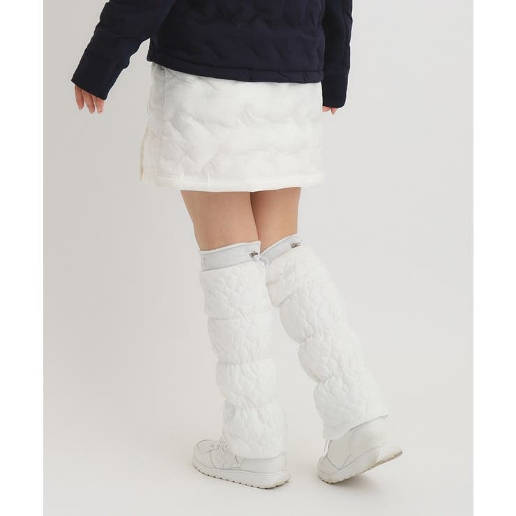 【撥水加工】粒中綿 ウエストゴム ラップ式スカート | adabat | 詳細画像1 