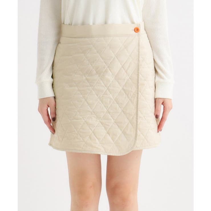 【ADBT】キルトデザイン ラップスカート | adabat | 詳細画像9 