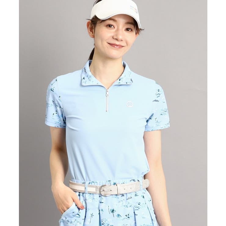 adabat アダバット ゴルフ ハーフジッププルオーバー