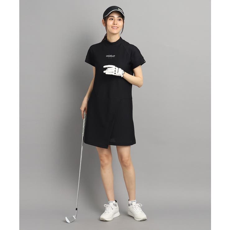 アダバットadabat ゴルフワンピース　暖かい　黒 アダバットadabat ゴルフワンピース 暖かい 黒 やっぴー様専用