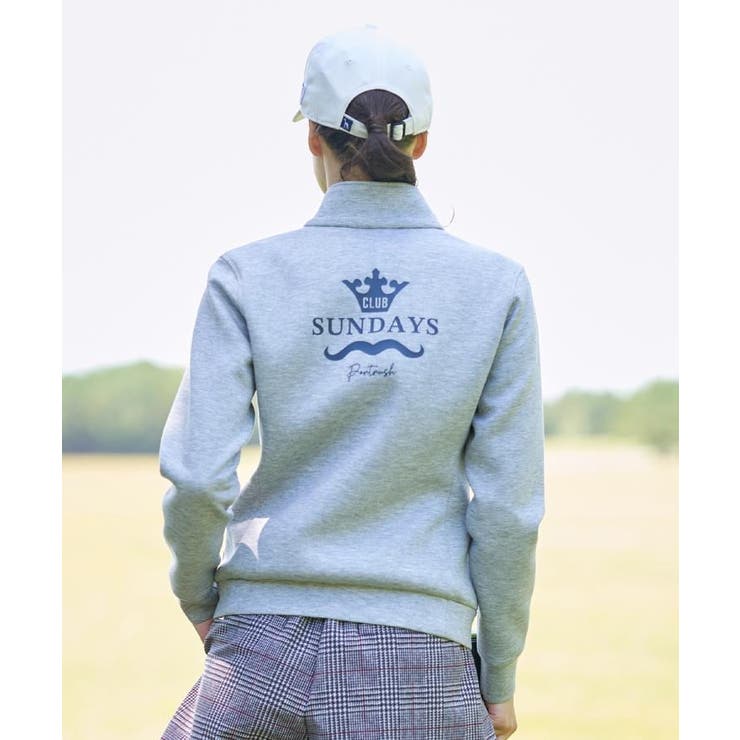 【ADABAT NAVY】ライトスムースジップブルゾン | adabat | 詳細画像6 