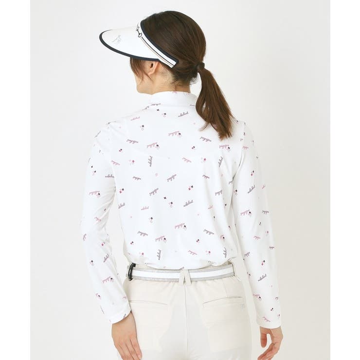 千鳥小紋モックネックプルオーバー | adabat | 詳細画像1 