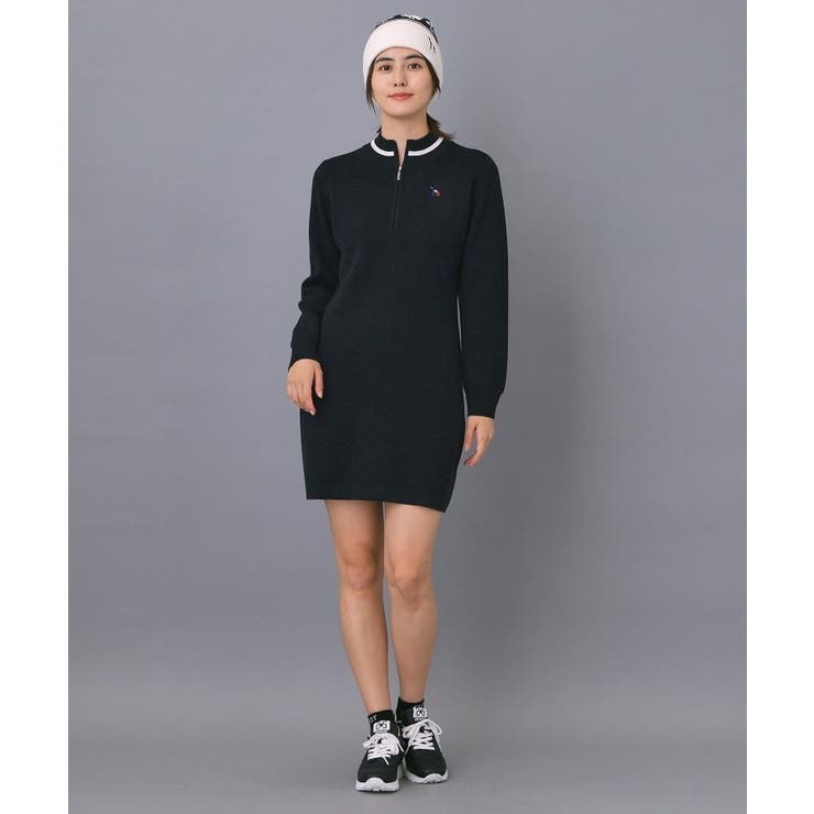 【ADABAT NAVY】フルールドリスニットワンピース | adabat | 詳細画像3 