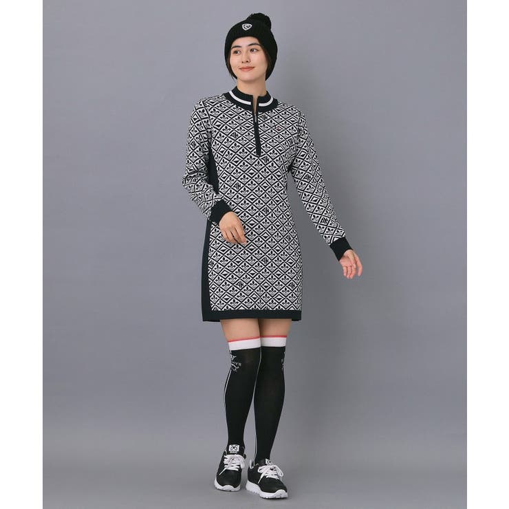 【ADABAT NAVY】フルールドリスニットワンピース | adabat | 詳細画像10 