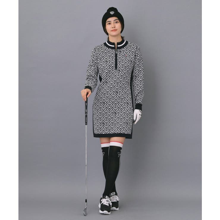 【ADABAT NAVY】フルールドリスニットワンピース | adabat | 詳細画像11 