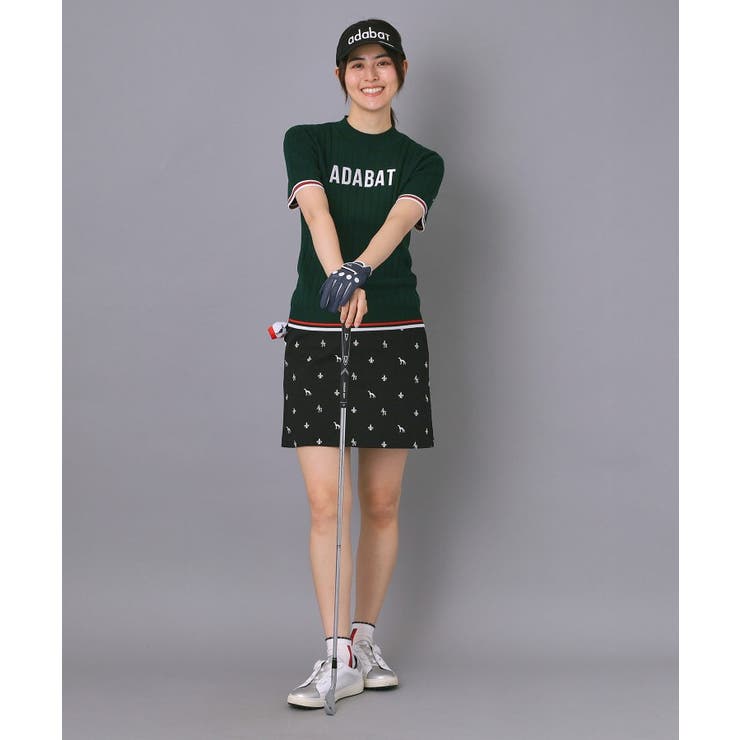 【ADABAT NAVY】エンブロイダリーモノグラムスカート | adabat | 詳細画像3 