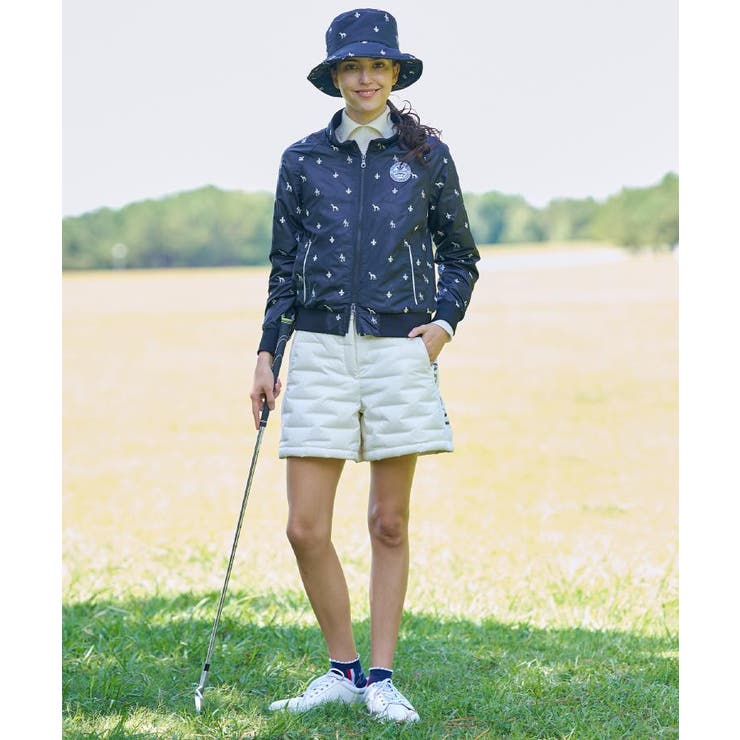 【ADABAT NAVY】エンブロイダリーモノグラムジップブルゾン | adabat | 詳細画像2 