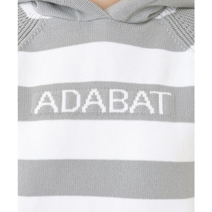 ボーダーニットパーカー | adabat | 詳細画像5 