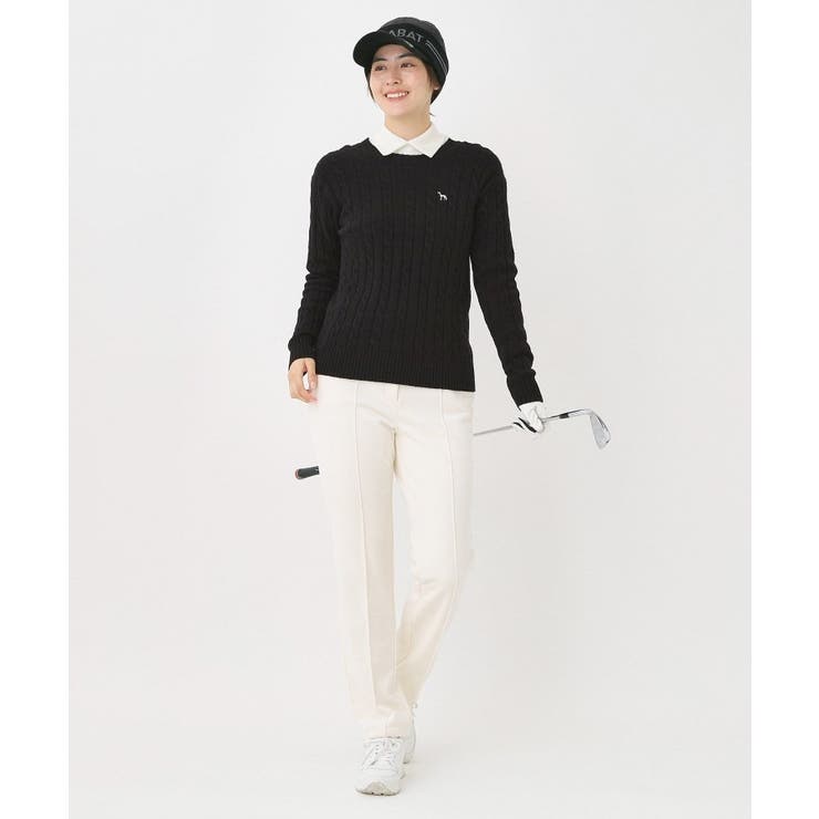 ケーブル柄クルーネックニット | adabat | 詳細画像10 