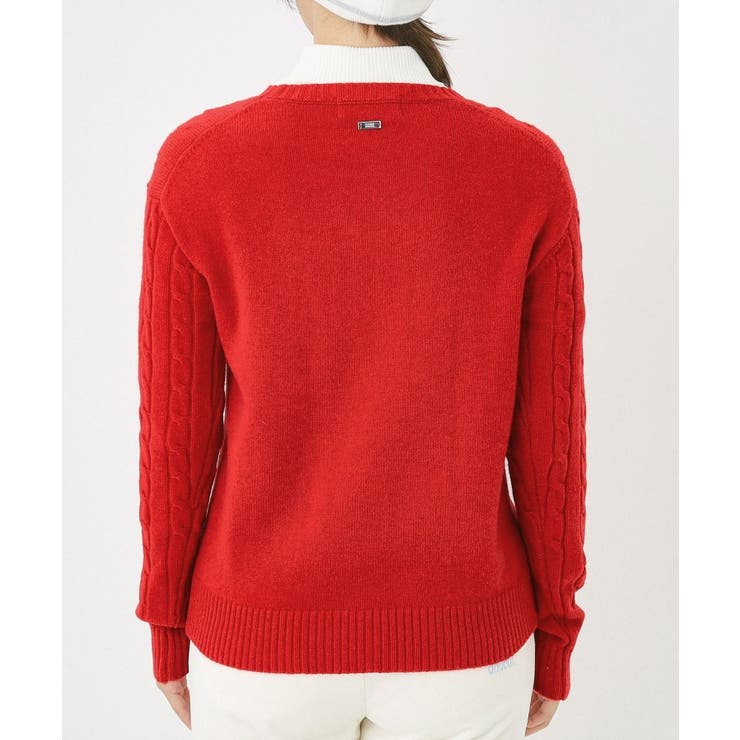 ケーブル柄クルーネックニット | adabat | 詳細画像20 