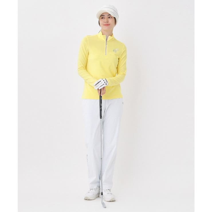 【吸湿発熱】ハーフジップ長袖モックネックT | adabat | 詳細画像13 