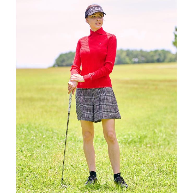 【ADABAT NAVY】ワイドリブスプリットカラーニット | adabat | 詳細画像16 