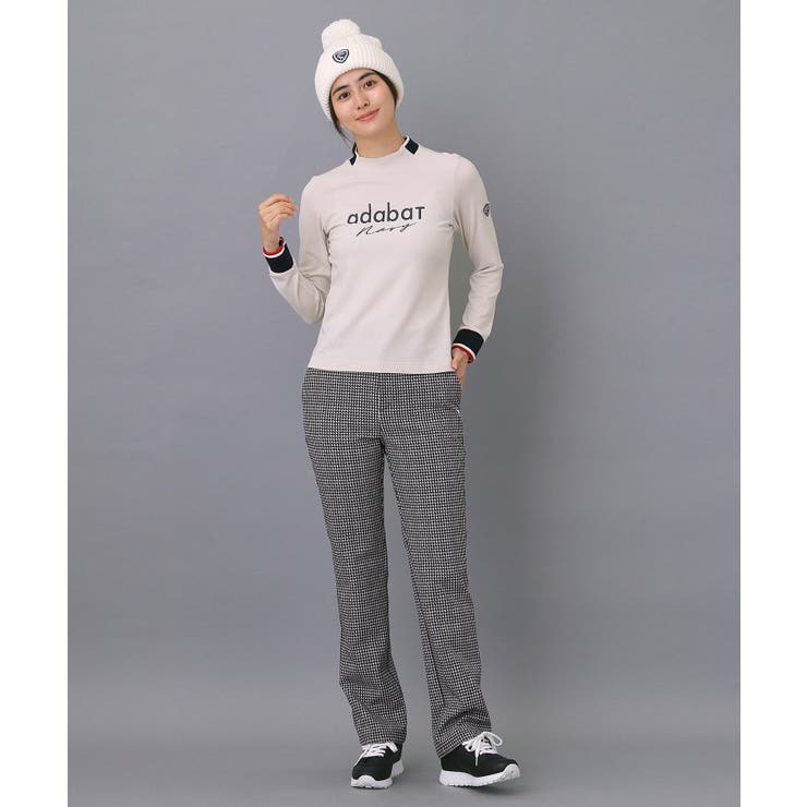 【ADABAT NAVY】【吸湿発熱】サーモスムースモックT | adabat | 詳細画像2 