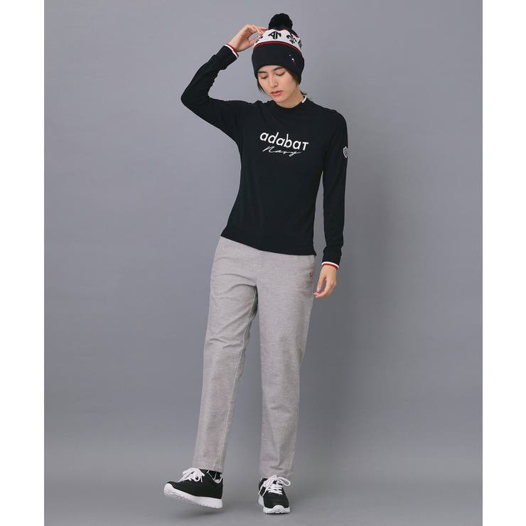 【ADABAT NAVY】【吸湿発熱】サーモスムースモックT | adabat | 詳細画像6 