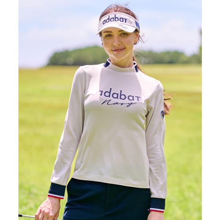 【ADABAT NAVY】【吸湿発熱】サーモスムースモックT | adabat | 詳細画像1 