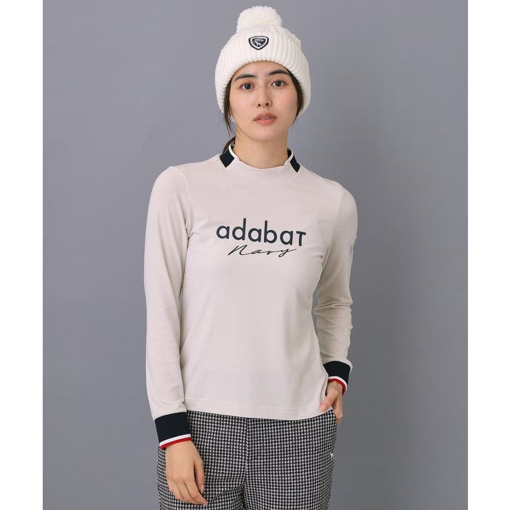 ライトグレー(011) | 【ADABAT NAVY】【吸湿発熱】サーモスムースモックT | adabat