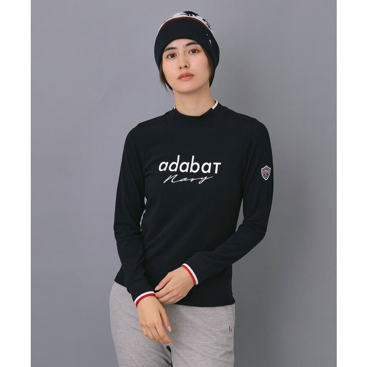 ネイビー(094) | 【ADABAT NAVY】【吸湿発熱】サーモスムースモックT | adabat