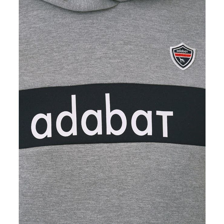 【ADABAT NAVY】ブロッキングラインロゴフーディー | adabat | 詳細画像11 
