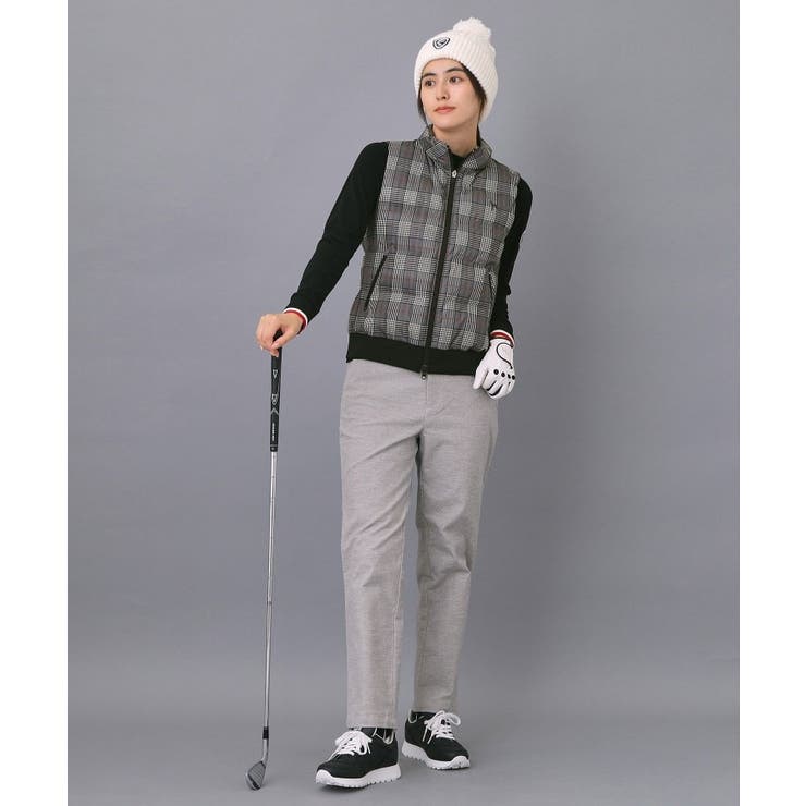 【ADABAT NAVY】【撥水】グレンチェック中綿ベスト | adabat | 詳細画像4 