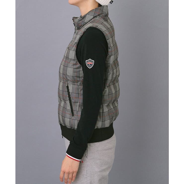 【ADABAT NAVY】【撥水】グレンチェック中綿ベスト | adabat | 詳細画像8 