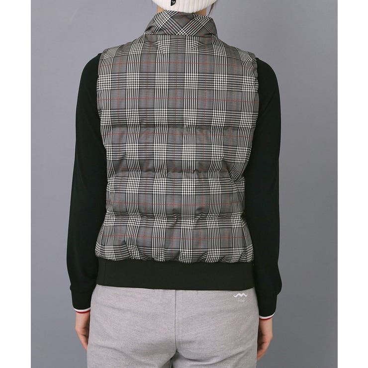 【ADABAT NAVY】【撥水】グレンチェック中綿ベスト | adabat | 詳細画像9 