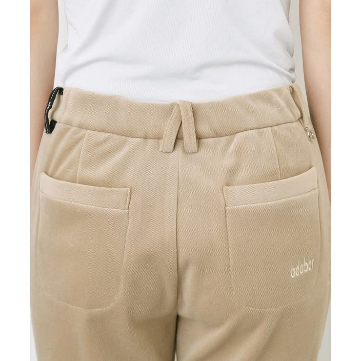 ベロアボンディングストレッチパンツ | adabat | 詳細画像20 